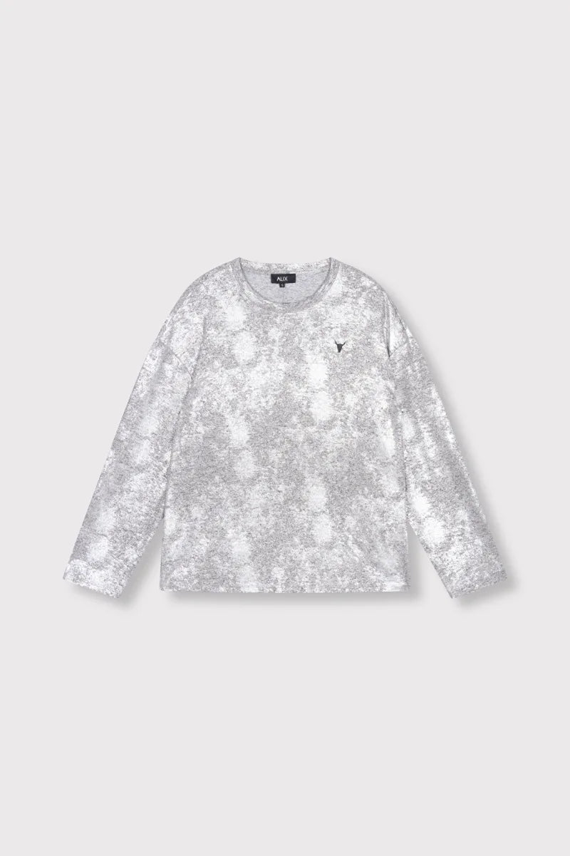 Longsleeve Top van ALIX The Label, kleur Silver