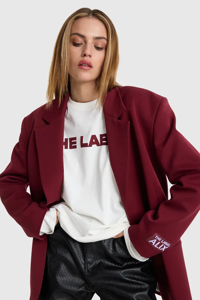 Longsleeve Top van ALIX The Label, kleur Soft White