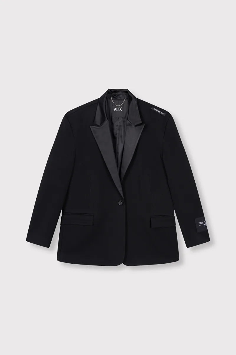 Mix Blazer van ALIX The Label, kleur Black