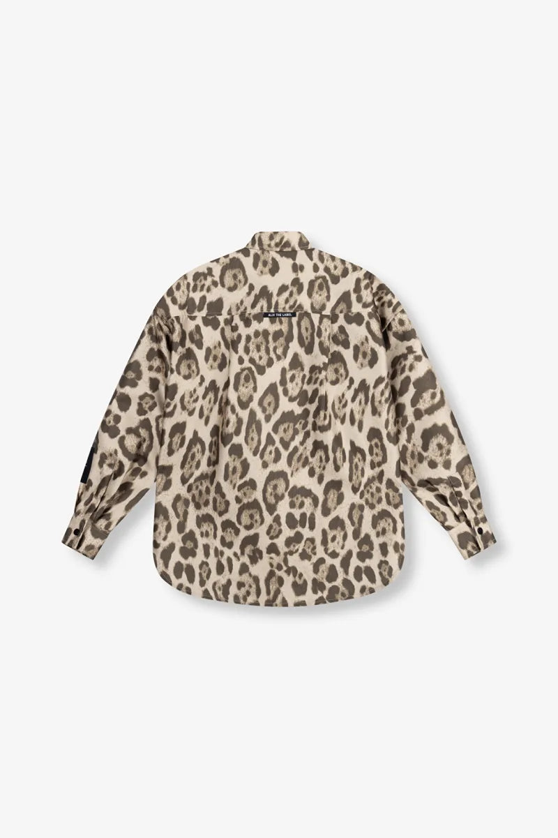 Oversized Blouse van ALIX The Label, kleur Animal