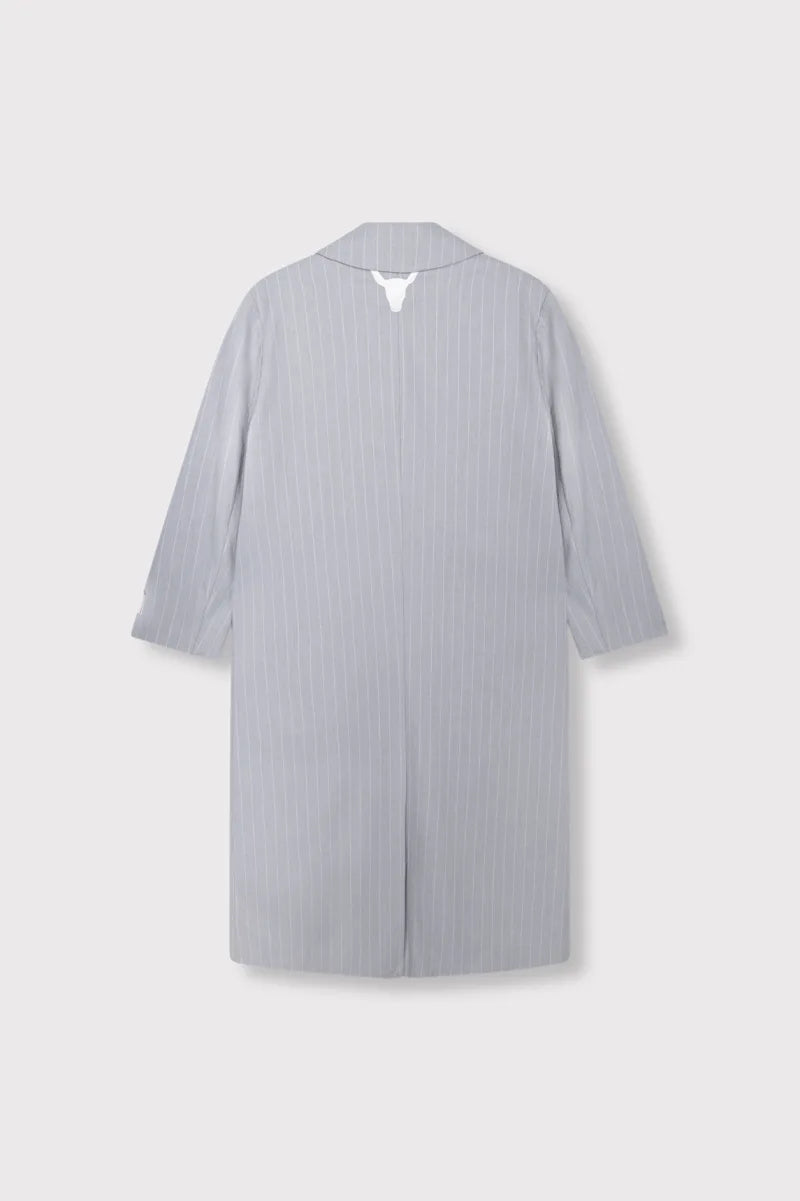 Pinstripe Coat van ALIX The Label, kleur Light Grey