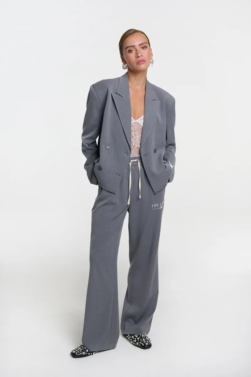 Relaxed Pants van ALIX The Label, kleur Soft Grey Melange