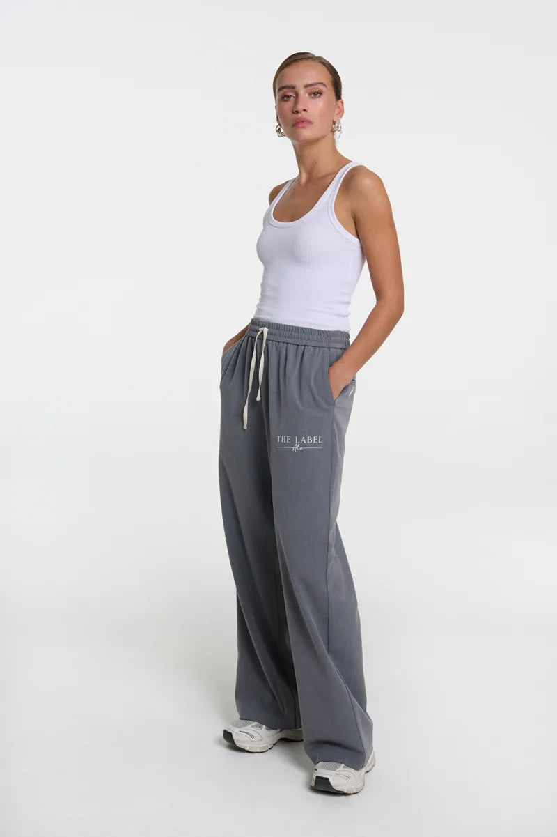 Relaxed Pants van ALIX The Label, kleur Soft Grey Melange