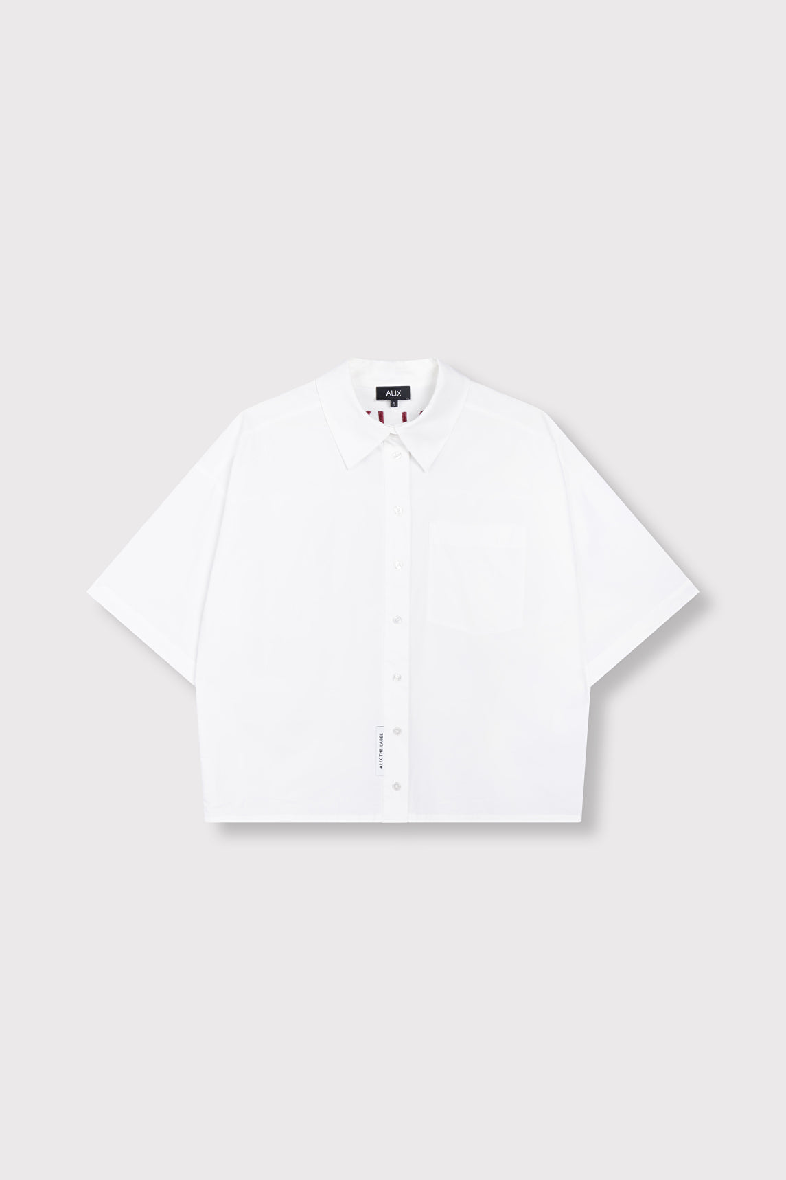 Shortsleeve Blouse van ALIX The Label, kleur Soft White