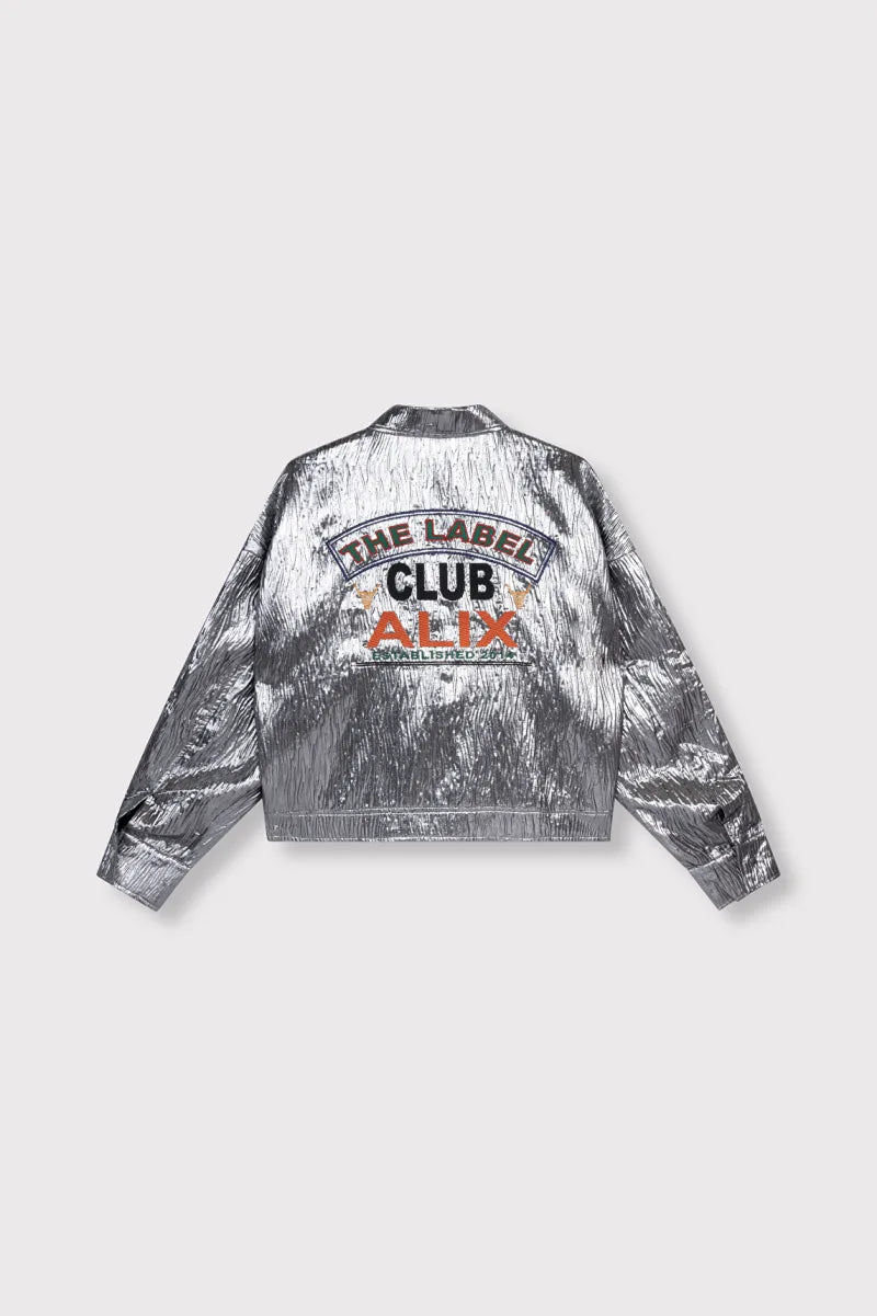 Silver Artwork Jacket van ALIX The Label, kleur Silver