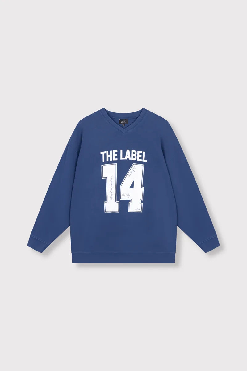 Sports Sweater van ALIX The Label, kleur Navy