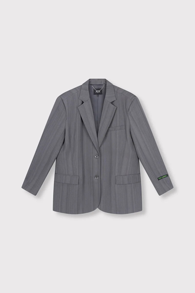 Structured Blazer van ALIX The Label, kleur Medium Grey