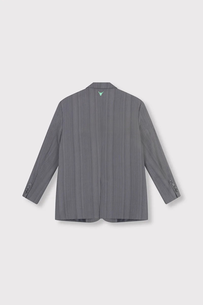 Structured Blazer van ALIX The Label, kleur Medium Grey