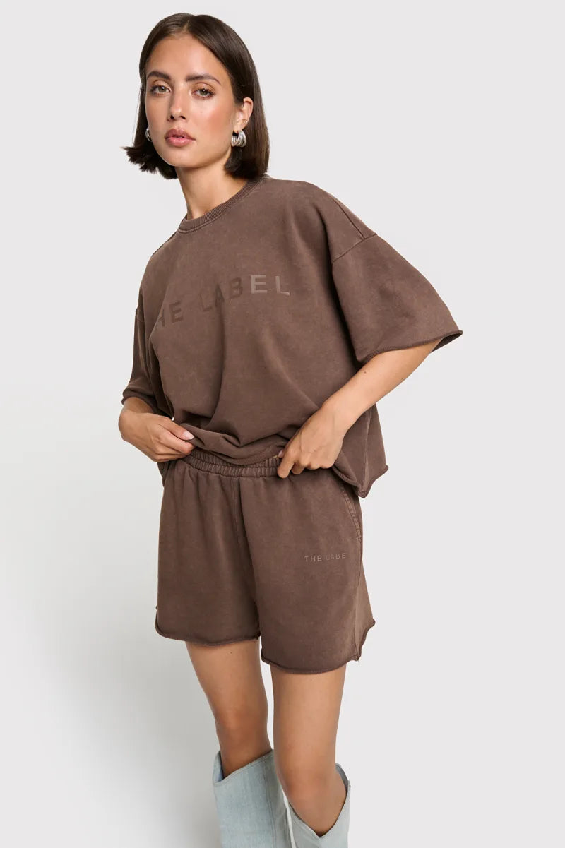 Summer T-Shirt van ALIX The Label, kleur Brown