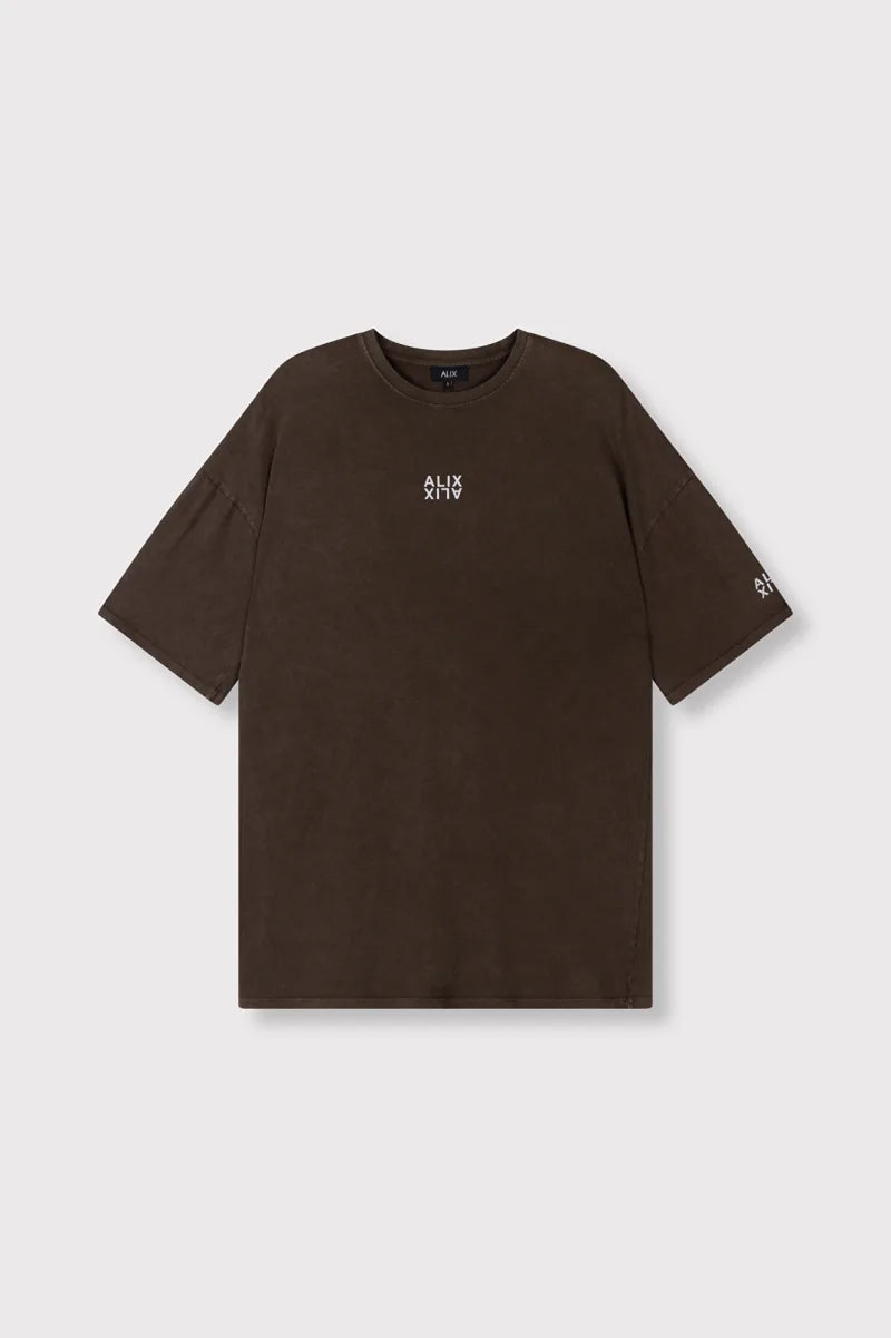 T-Shirt Dress van ALIX The Label, kleur Brown