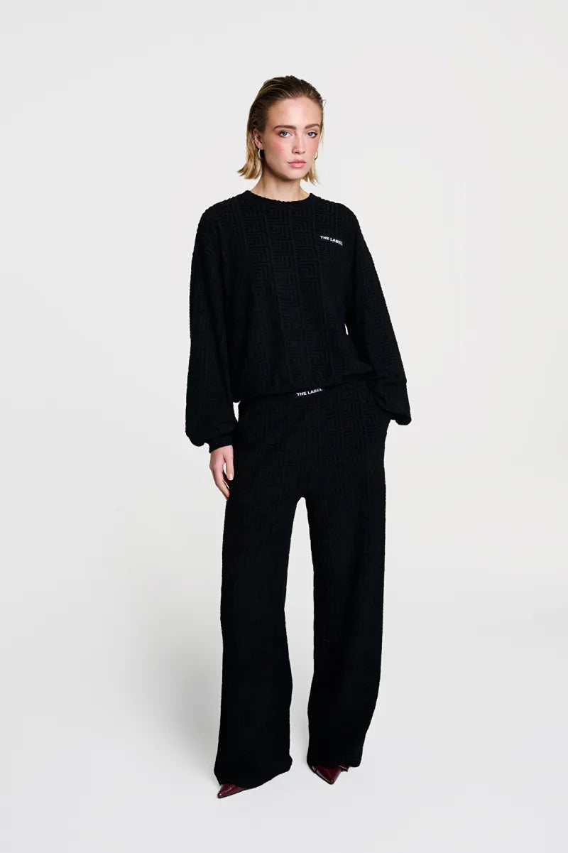 Terry Pants van ALIX The Label, kleur Black