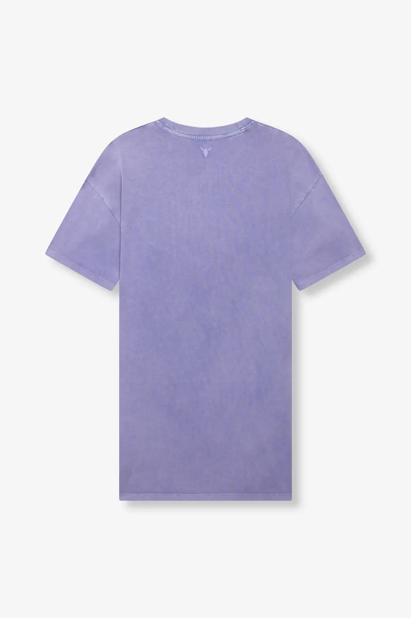 The Label T-Shirt Dress van ALIX The Label, kleur Lavender