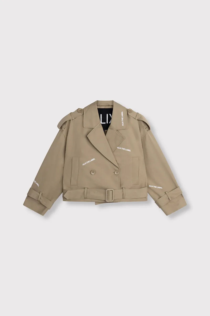 Trench Coat van ALIX The Label, kleur Camel