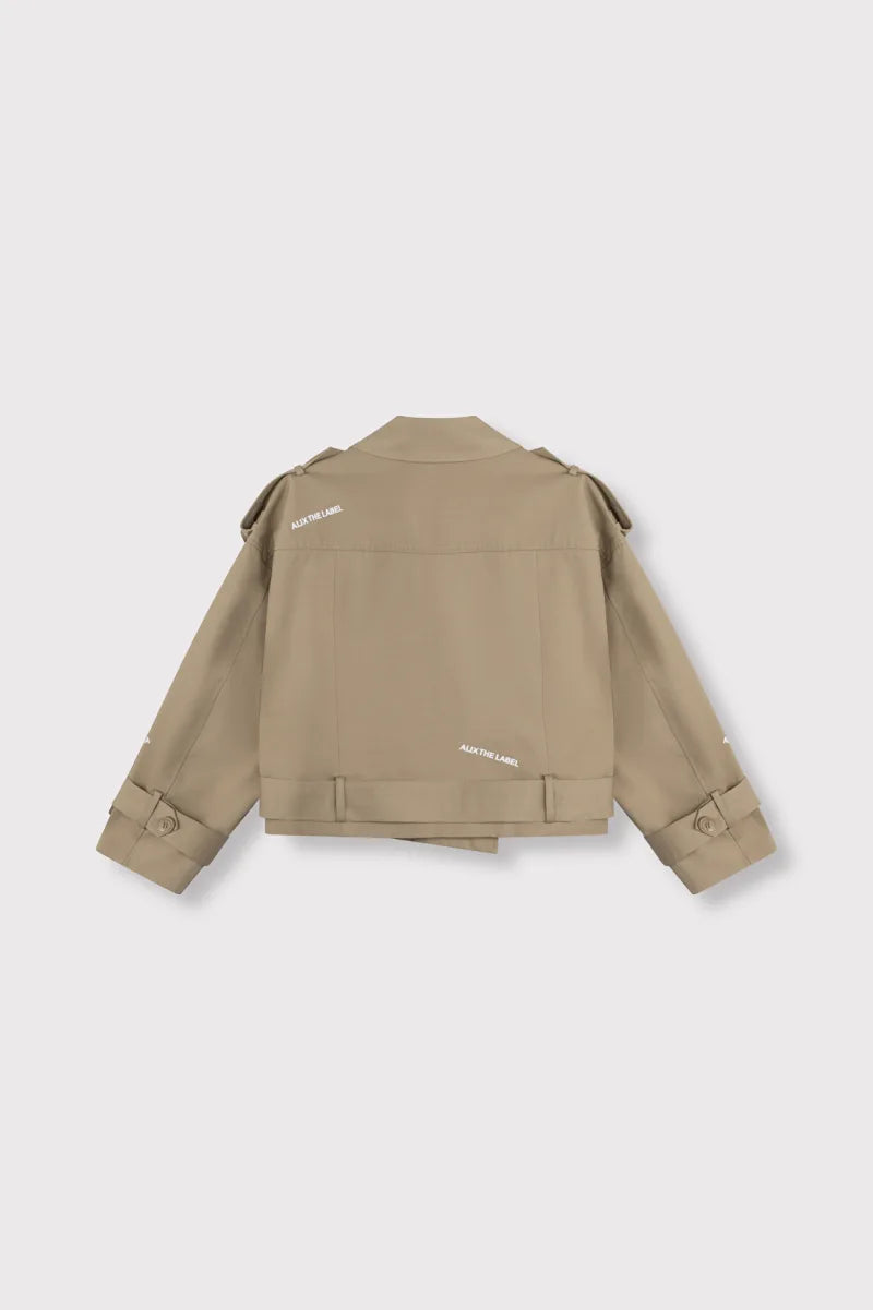 Trench Coat van ALIX The Label, kleur Camel