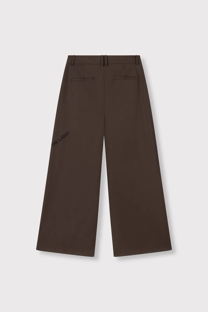 Wide Leg Pants van ALIX The Label, kleur Deep Brown