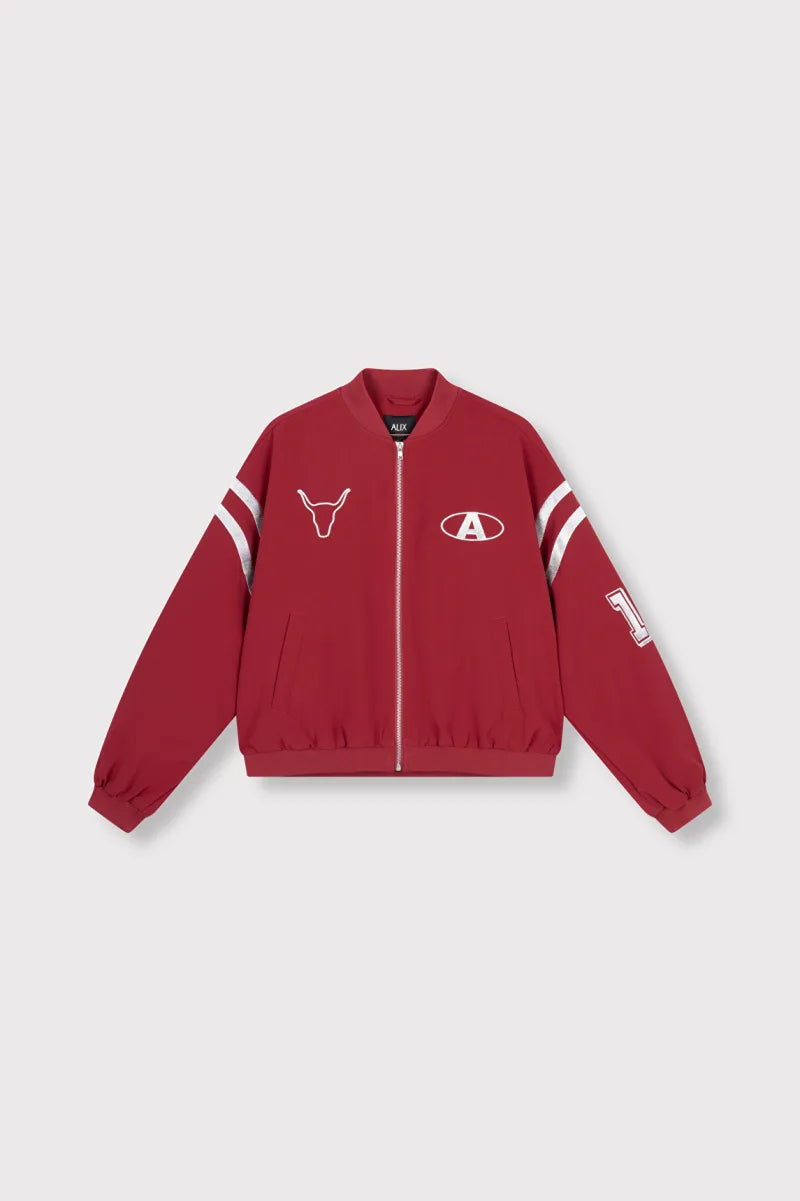Woven Tape Jacket van ALIX The Label, kleur Bordeaux
