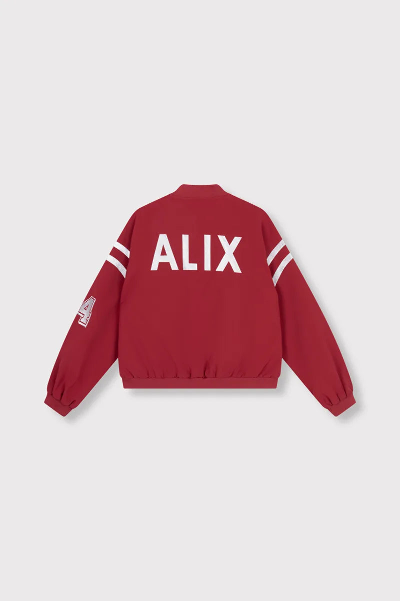 Woven Tape Jacket van ALIX The Label, kleur Bordeaux