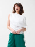 Asymetric Strap Top van Catwalk Junkie, kleur Off White