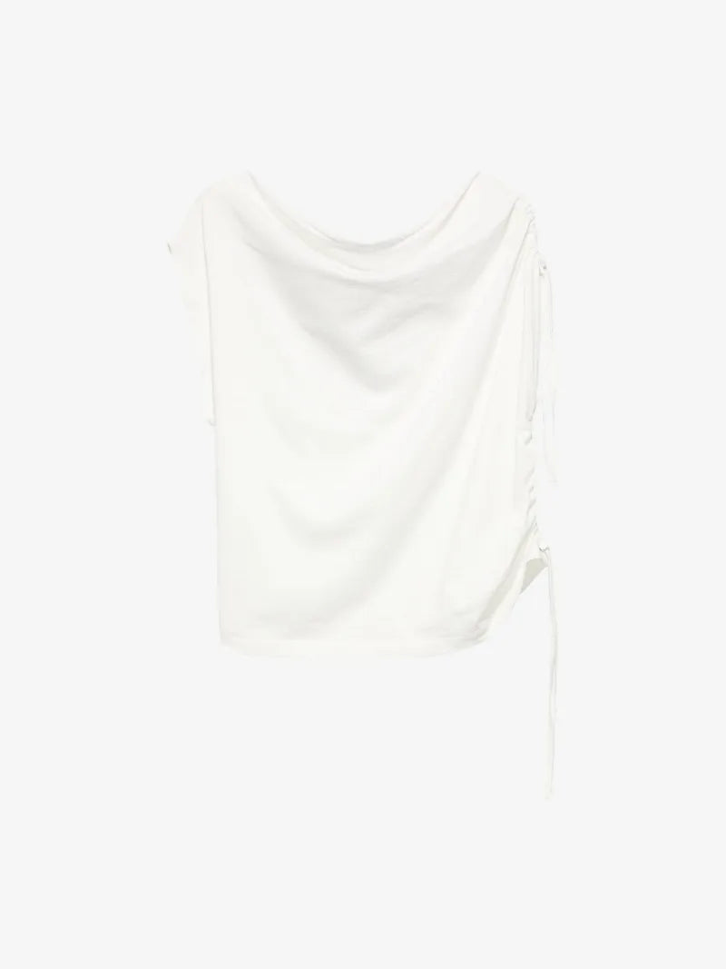 Asymetric Strap Top van Catwalk Junkie, kleur Off White