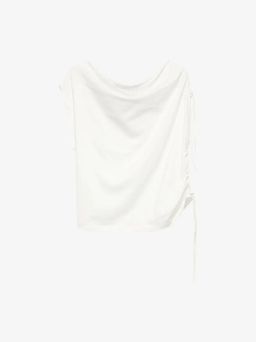 Asymetric Strap Top van Catwalk Junkie, kleur Off White