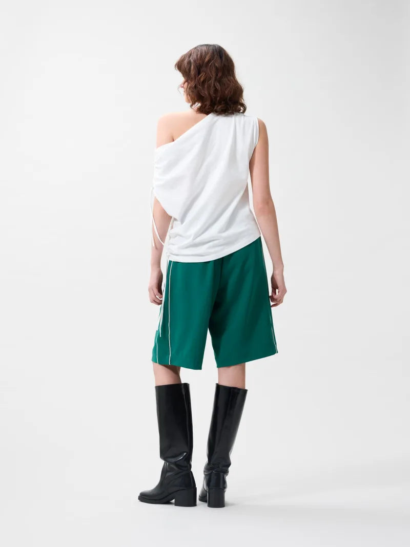 Asymetric Strap Top van Catwalk Junkie, kleur Off White