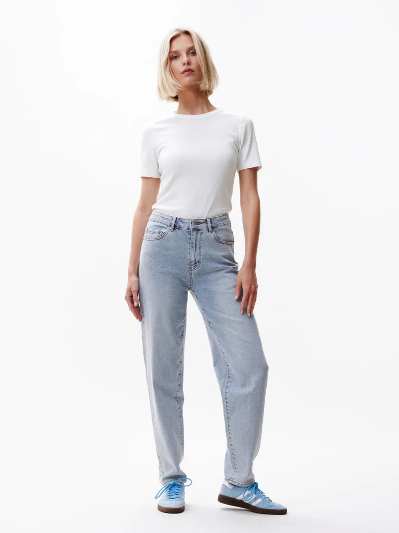 Barrel Fit Jeans van Catwalk Junkie, kleur Blue