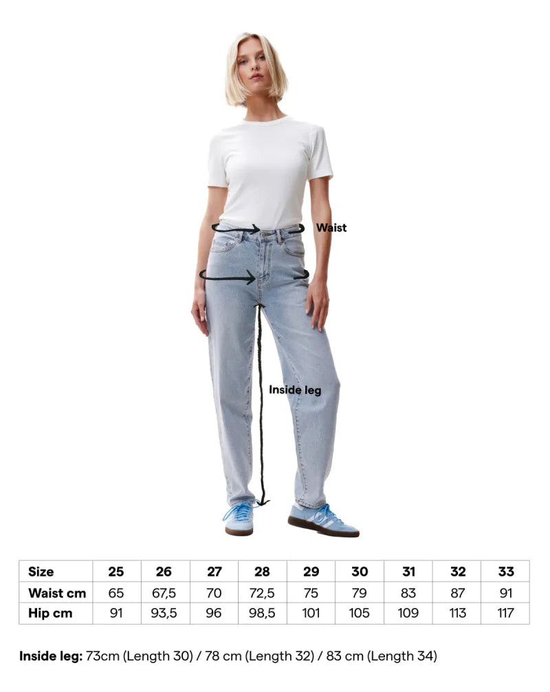 Barrel Fit Jeans van Catwalk Junkie, kleur Blue