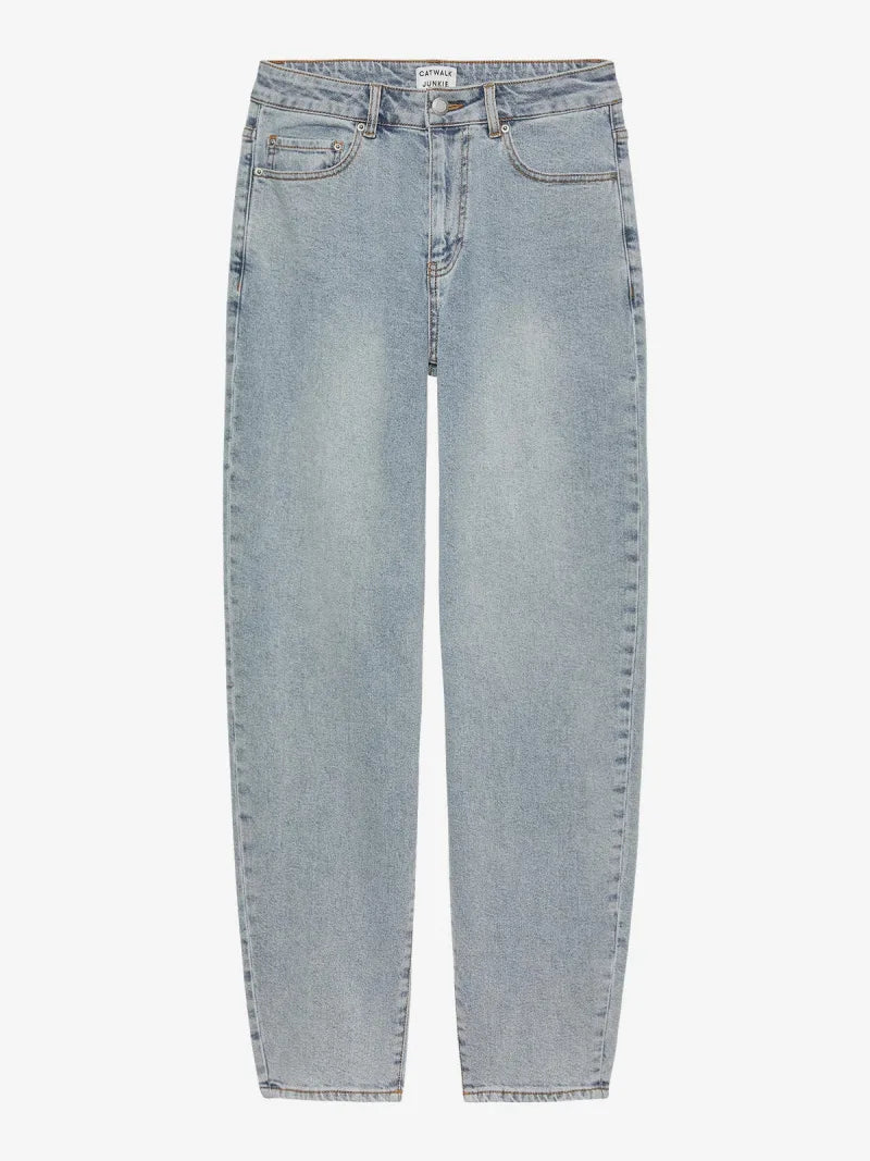 Barrel Fit Jeans van Catwalk Junkie, kleur Blue