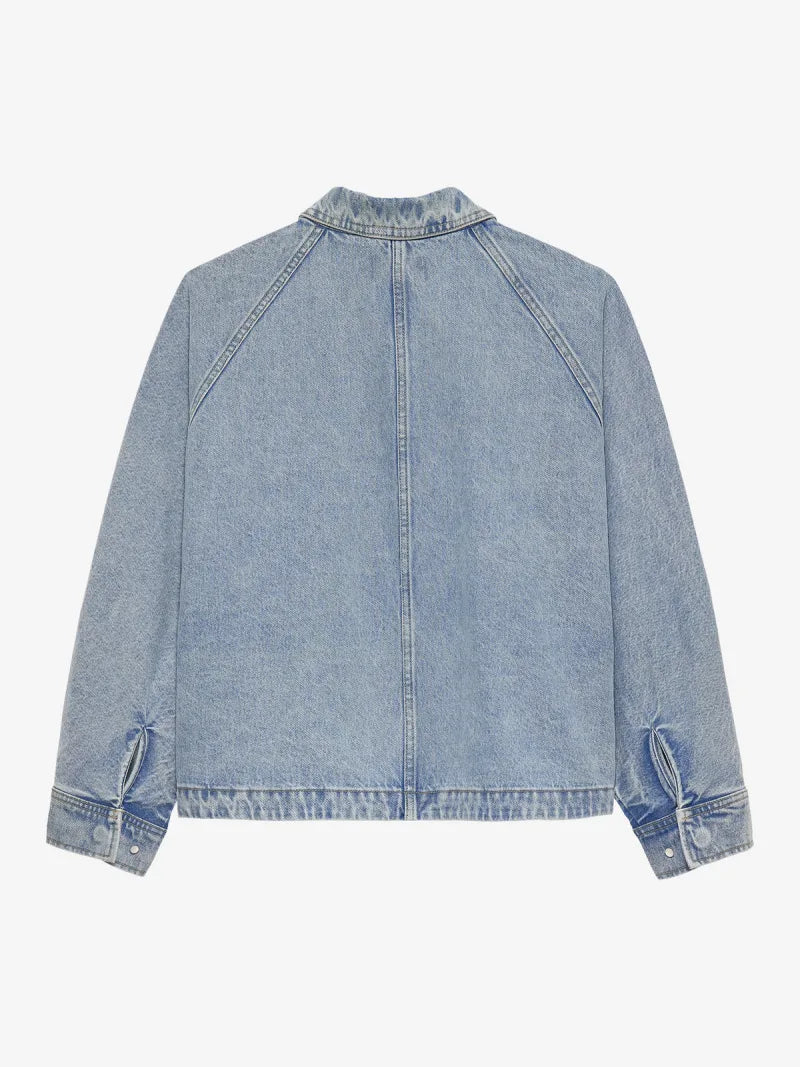 Batsleeve Denim Jacket van Catwalk Junkie, kleur Blue