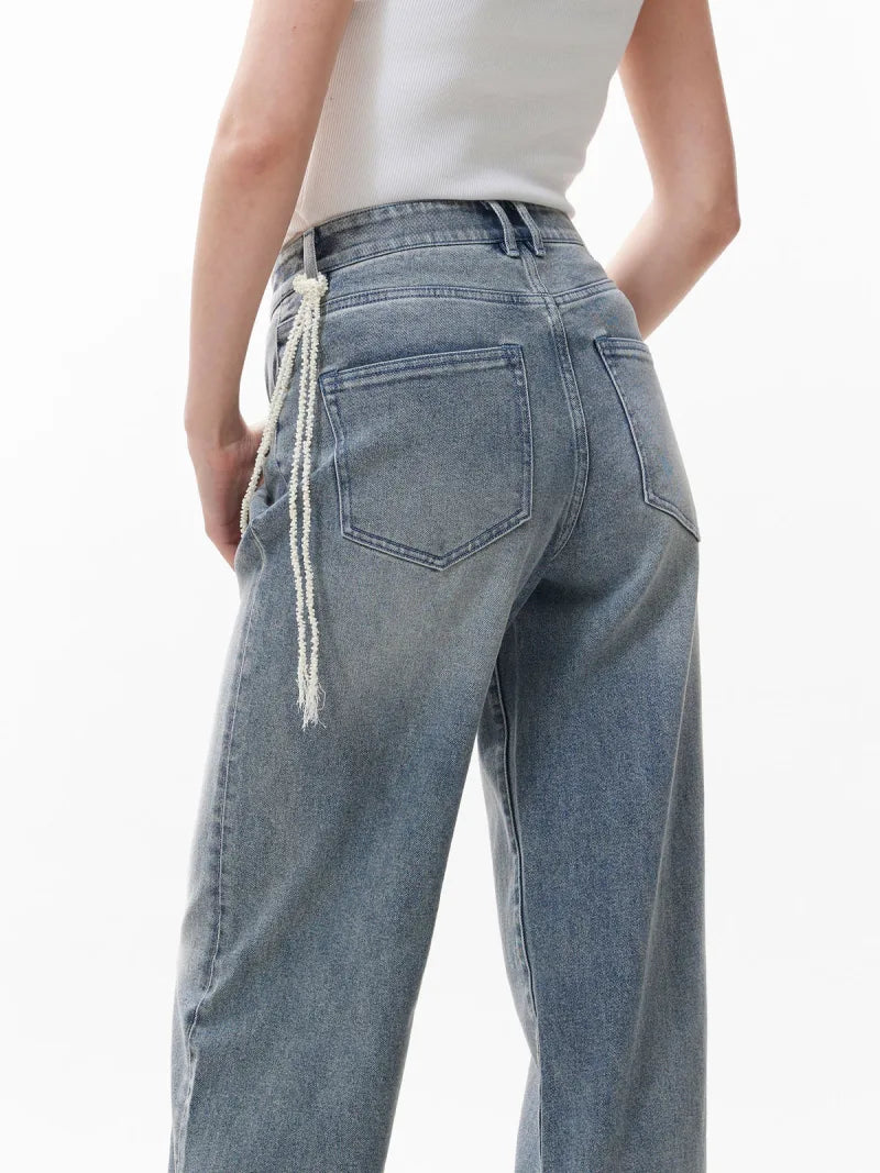 Beaded Cord van Catwalk Junkie, kleur Ecru