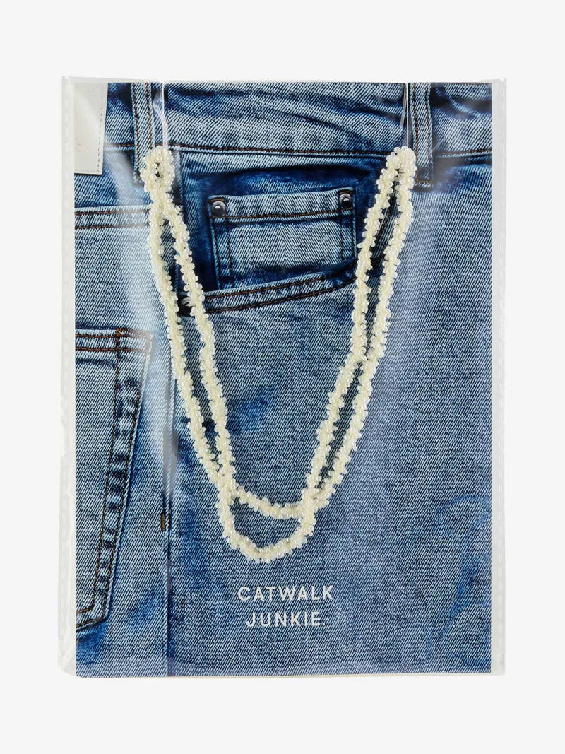 Beaded Cord van Catwalk Junkie, kleur Ecru