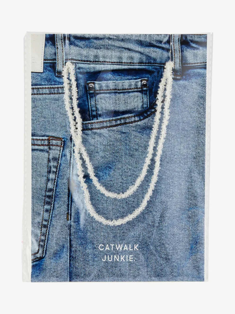 Beaded Cord van Catwalk Junkie, kleur Off White