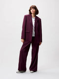 Blazer With Back Detail van Catwalk Junkie, kleur Winetasting