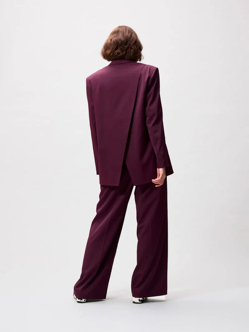 Blazer With Back Detail van Catwalk Junkie, kleur Winetasting