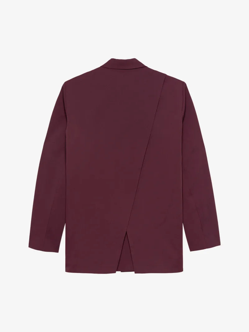 Blazer With Back Detail van Catwalk Junkie, kleur Winetasting