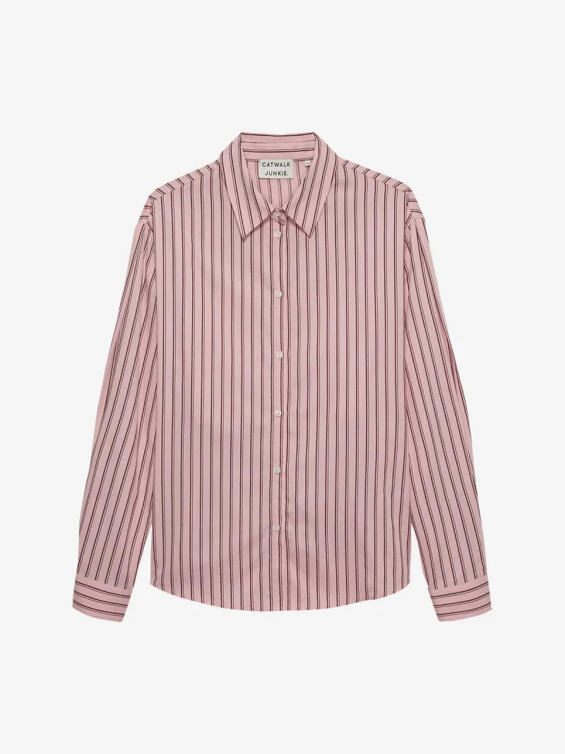 Blouse With Open Back van Catwalk Junkie, kleur Pink Lady