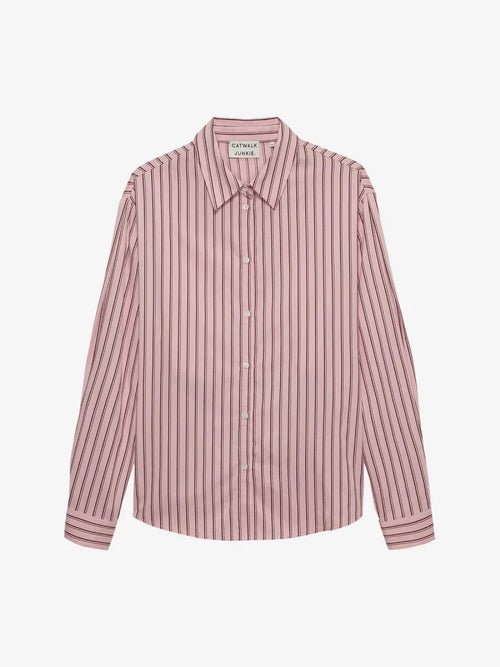 Blouse With Open Back van Catwalk Junkie, kleur Pink Lady