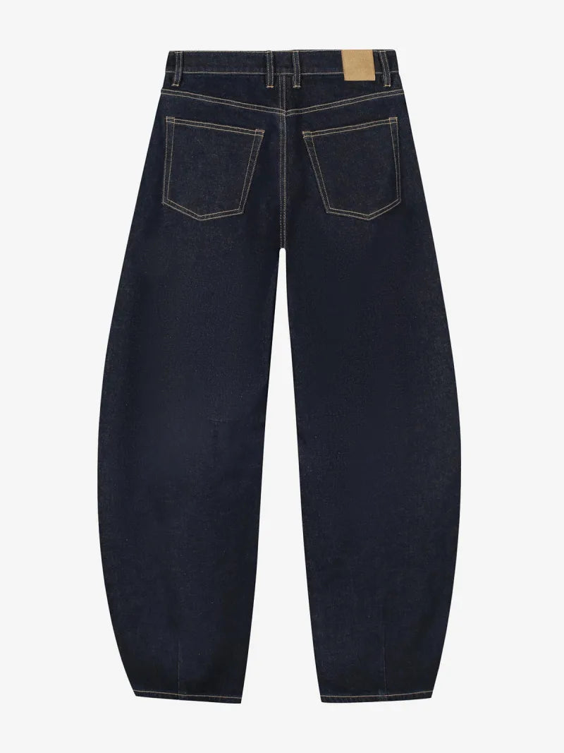 Bold Barrel Fit Jeans van Catwalk Junkie, kleur Dark Blue