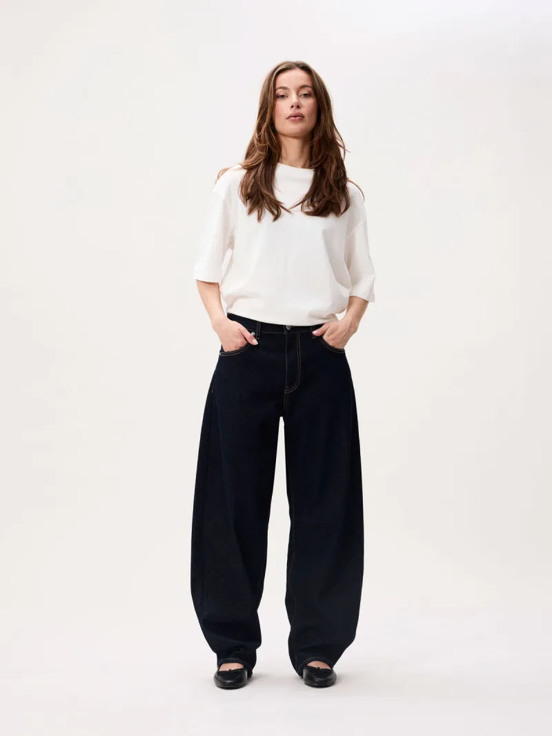 Bold Barrel Fit Jeans van Catwalk Junkie, kleur Dark Blue