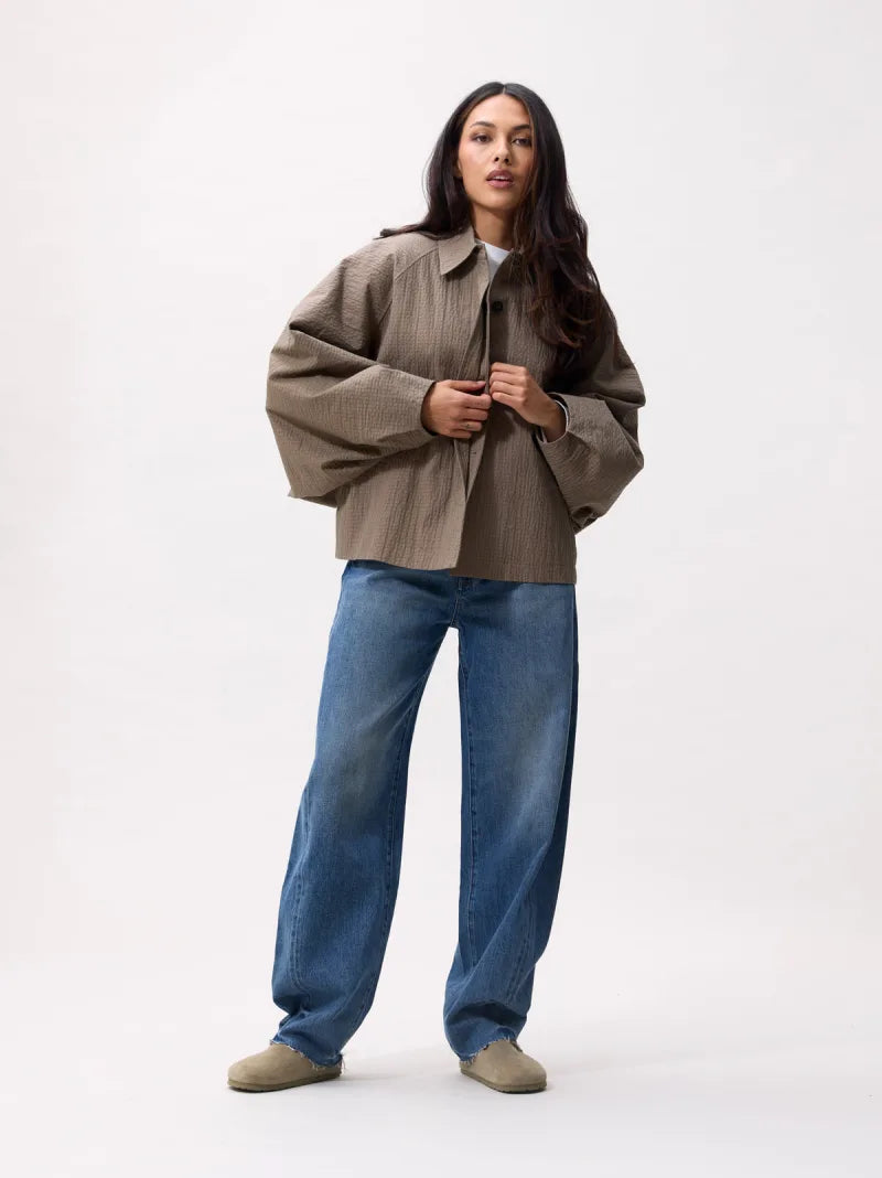 Check Cape Jacket van Catwalk Junkie, kleur Mountain View