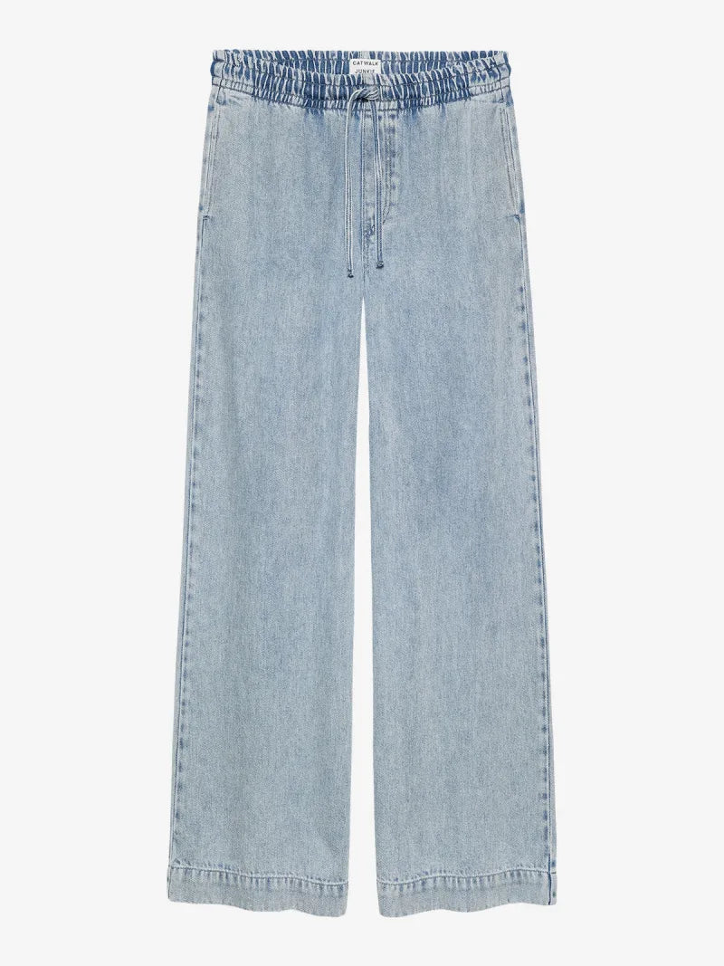 Denim Jogger van Catwalk Junkie, kleur Light Blue