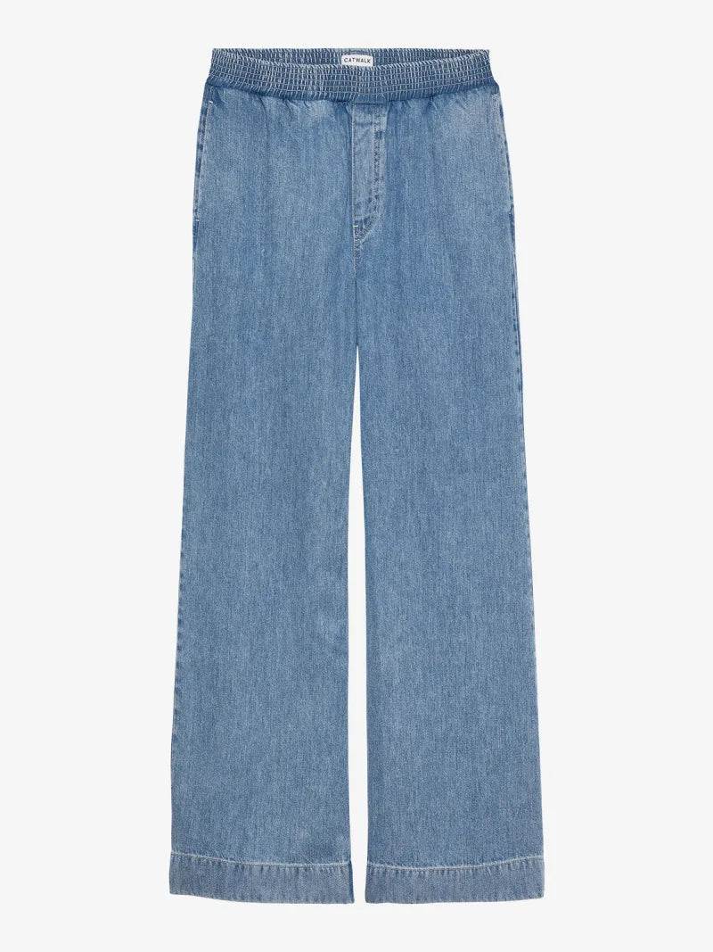 Denim Jogger van Catwalk Junkie, kleur Blue