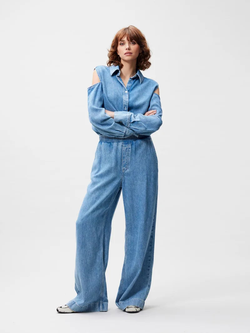 Denim Jogger van Catwalk Junkie, kleur Blue