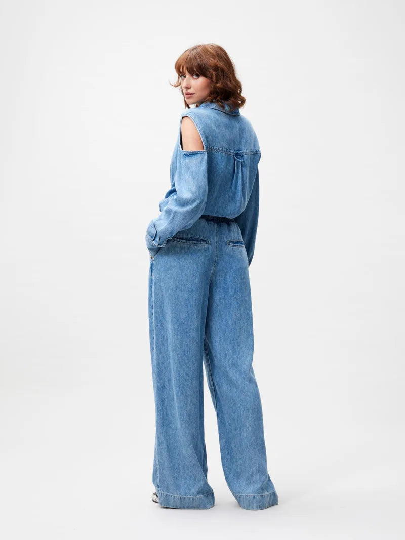 Denim Jogger van Catwalk Junkie, kleur Blue
