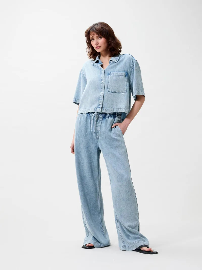 Denim Jogger van Catwalk Junkie, kleur Light Blue