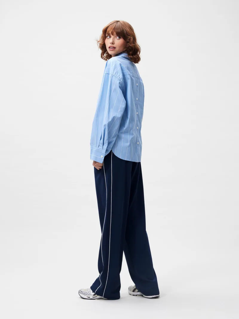 Double Placket Blouse van Catwalk Junkie, kleur Riviera