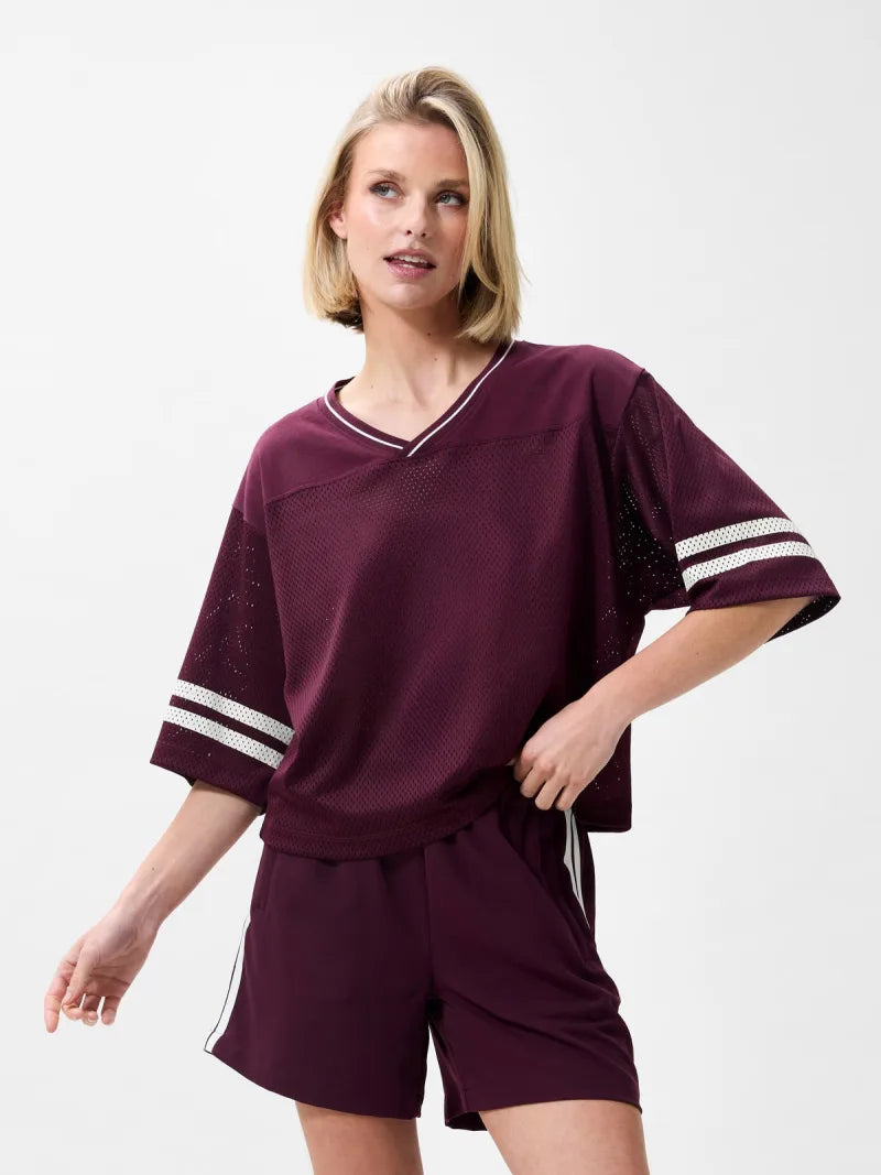 Football Jersey van Catwalk Junkie, kleur Winetasting
