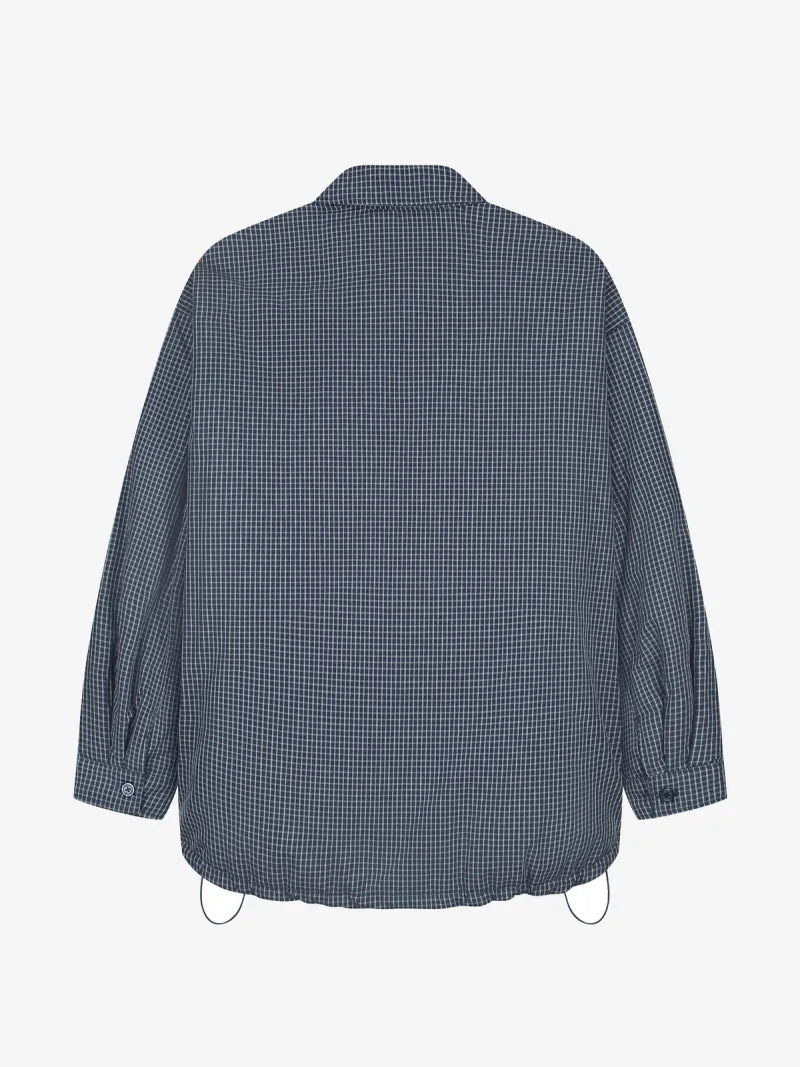 Light Padded Check Jacket van Catwalk Junkie, kleur Dark Blue