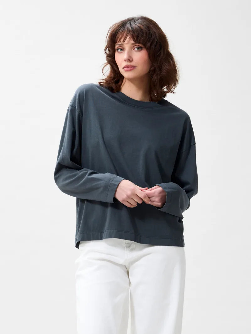 Longsleeve van Catwalk Junkie, kleur Carbon
