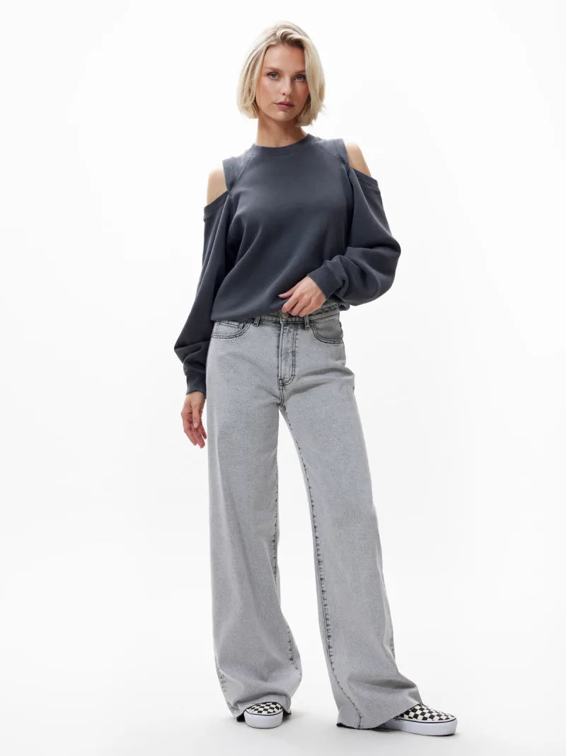 Loose Fit Jeans van Catwalk Junkie, kleur Light Grey